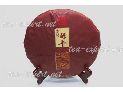 勐库"木叶醇香"饼茶2020年(熟茶) Mu Ye Chun Xiang "Лучших листьев аромат"